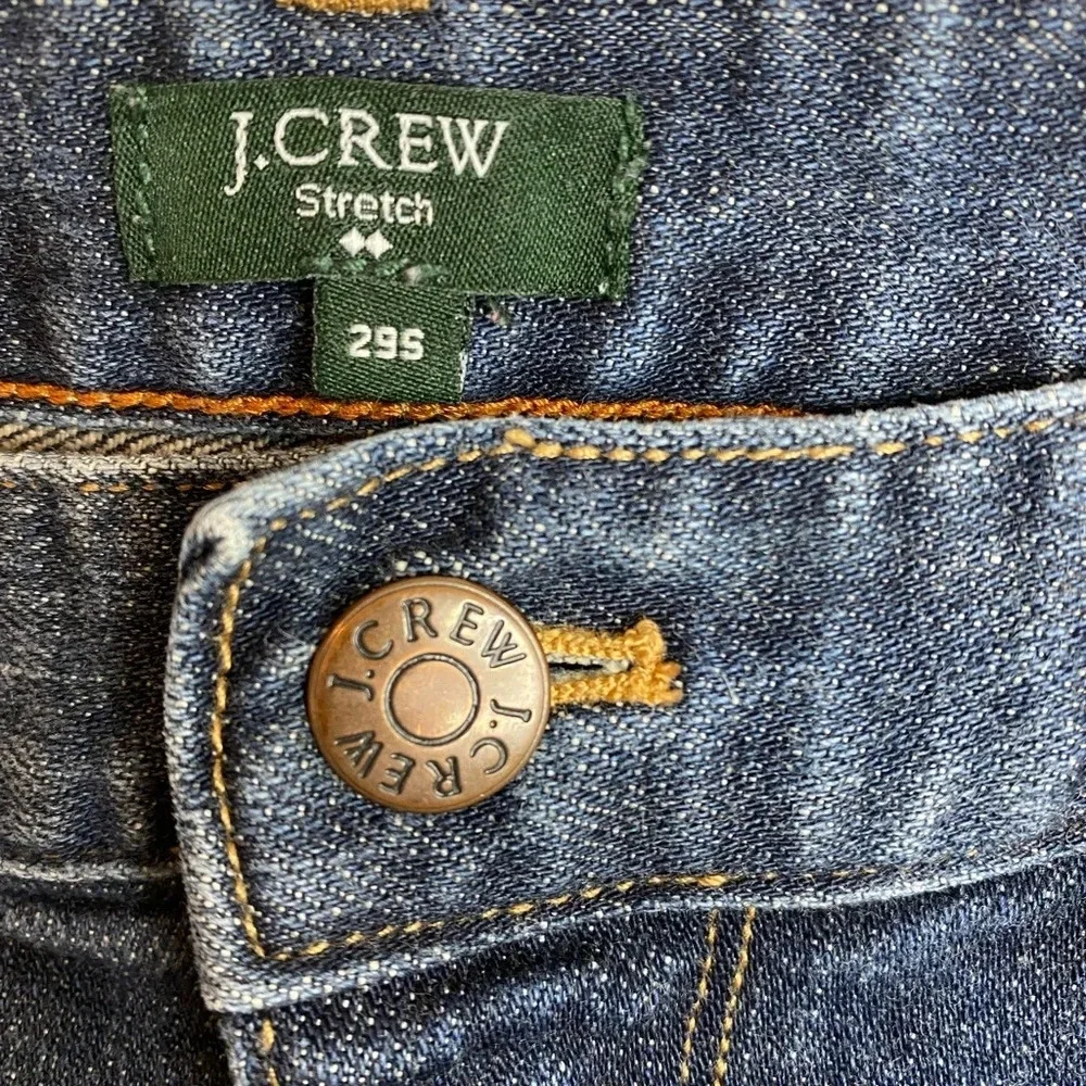 J. Crew Women's Jeans Size 29S Stretch Matchstick Mid Rise Cotton Spande…